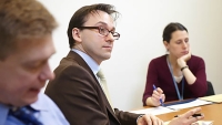 Faculty from the Adult Psychoanalytic program at CPTR participate in discussion.